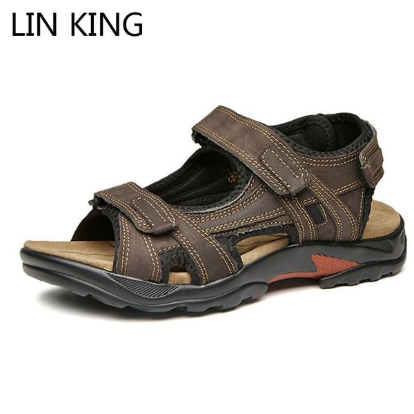 lin king big size 48 roman summer gladiator shoes men sandals genuine leather casual shoes man outdoor waterproof beach sandals, Black
lin king big size 48 roman summer gladiator shoes men sandals genuine leather casual shoes man outdoor waterproof beach sandals, Black