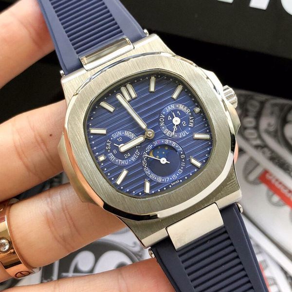 2020 classic watches aquanaut 5740 automatic movement nautilus perpetual steels case calendar rubber original clasp mens watch wristwatches, Slivery;brown
2020 classic watches aquanaut 5740 automatic movement nautilus perpetual steels case calendar rubber original clasp mens watch wristwatches, Slivery;brown