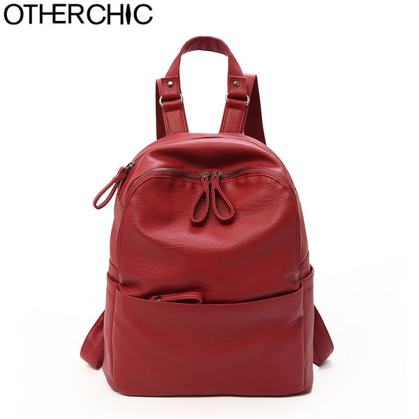 otherchic stylish black pu leather backpack women fashion daypacks girls women casual backpack simple knapsack 8n12-25
otherchic stylish black pu leather backpack women fashion daypacks girls women casual backpack simple knapsack 8n12-25