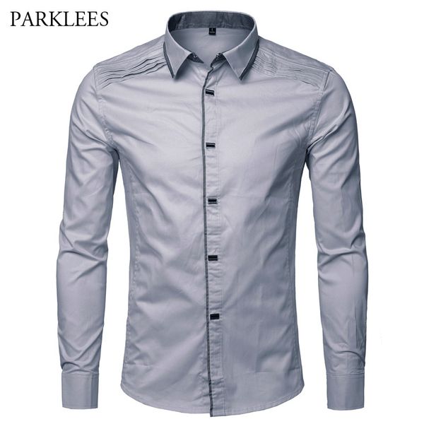 luxury mens dress shirts slim fit metal snap button cotton shirt men chemise homme casual button down formal business shirts 4xl, White;black
luxury mens dress shirts slim fit metal snap button cotton shirt men chemise homme casual button down formal business shirts 4xl, White;black