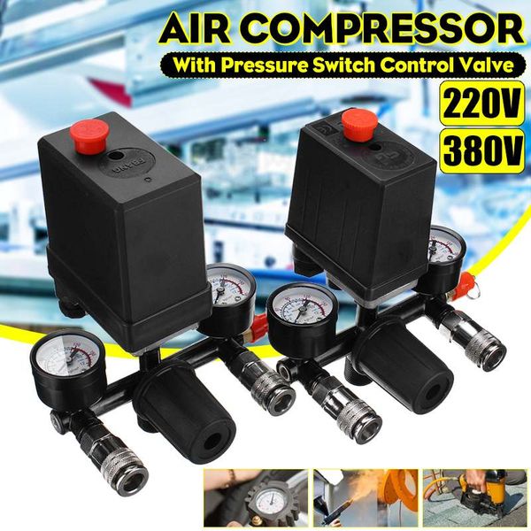 efficient 240v/380v ac regulator duty air compressor pump pressure control switch air pump control valve 7.25-125 psi with gauge
efficient 240v/380v ac regulator duty air compressor pump pressure control switch air pump control valve 7.25-125 psi with gauge