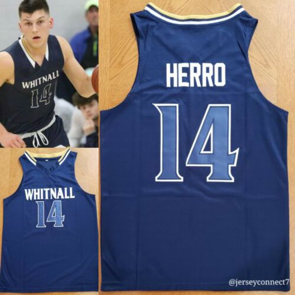new tyler herro whitnall #14 high school basketball jersey retro basketball jersey men's stitched custom number name jerseys, Black;red 
new tyler herro whitnall #14 high school basketball jersey retro basketball jersey men's stitched custom number name jerseys, Black;red