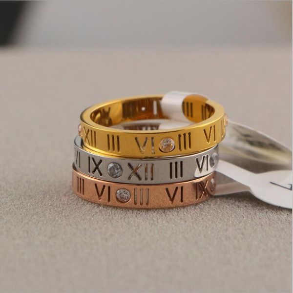 Korean version of 18K rose gold Roman numeral diamond ring men and women couple tail ring ring jewelry wholesale free shipping 2018
Korean version of 18K rose gold Roman numeral diamond ring men and women couple tail ring ring jewelry wholesale free shipping 2018