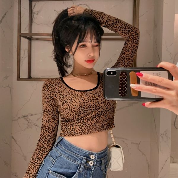 sexy u-образный вырез leopard футболка женщины 2020 ранней осень новой жесткая короткие navel с длинными рукавами рубашки основывая тонкую р, White
sexy u-образный вырез leopard футболка женщины 2020 ранней осень новой жесткая короткие navel с длинными рукавами рубашки основывая тонкую р, White