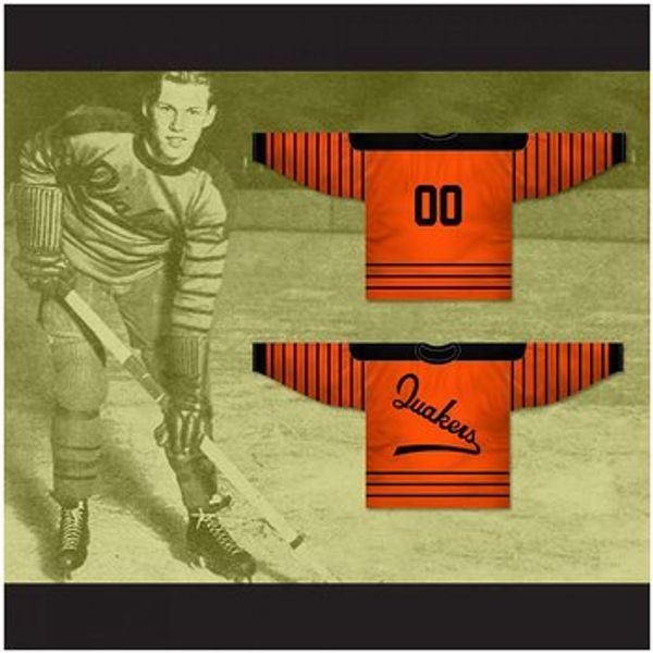 Custom XS-5XL Philadelphia Quakers 1930-31 Orange Hockey Jersey Stitch Sewn Any Player or Number Free Shipping
Custom XS-5XL Philadelphia Quakers 1930-31 Orange Hockey Jersey Stitch Sewn Any Player or Number Free Shipping