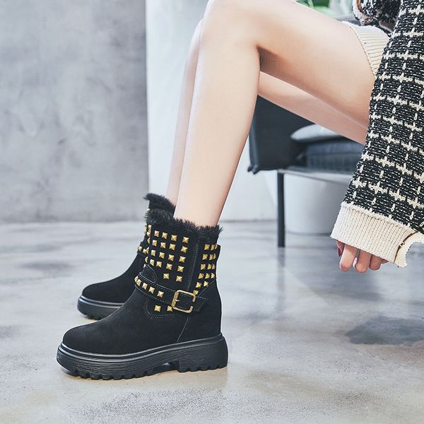 women boots over knee women's rubber shoes rain zipper booties woman 2019 low heel winter footwear australia round toe plush, Black
women boots over knee women's rubber shoes rain zipper booties woman 2019 low heel winter footwear australia round toe plush, Black