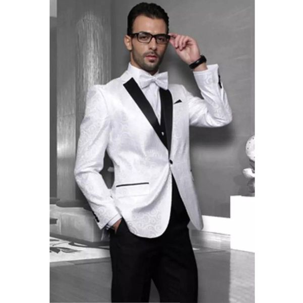 white jacquard groom tuxedos notch lapel groomsman wedding 3 piece suit fashion men business prom party jacket blazer(jacket+pants+tie+vest, Black;gray
white jacquard groom tuxedos notch lapel groomsman wedding 3 piece suit fashion men business prom party jacket blazer(jacket+pants+tie+vest, Black;gray