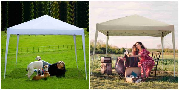 10x10ft outdoor wedding party tent 3 x 3m heavy duty waterproof easy setup right-angle folding patio sun shelter marquee camping shade
10x10ft outdoor wedding party tent 3 x 3m heavy duty waterproof easy setup right-angle folding patio sun shelter marquee camping shade
