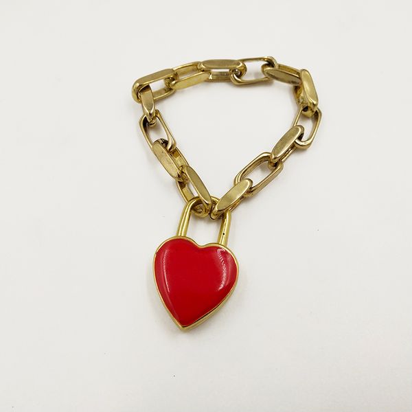 new red lock heart bracelets for women vintage metal star bangle gothic jewelry femme gold chain charms bracelet ancient bijoux, Golden;silver
new red lock heart bracelets for women vintage metal star bangle gothic jewelry femme gold chain charms bracelet ancient bijoux, Golden;silver