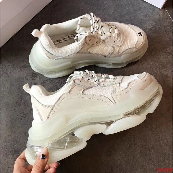 luxury paris 17fw designer triple s clear sole white sneakers for women men grandpa trainer vintage triple s blue bubble bottom tennis shoes
luxury paris 17fw designer triple s clear sole white sneakers for women men grandpa trainer vintage triple s blue bubble bottom tennis shoes