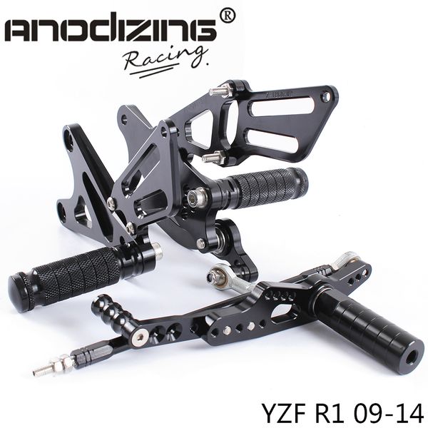 full cnc aluminum motorcycle adjustable rearsets rear sets foot pegs for yamaha r1 2009-2014
full cnc aluminum motorcycle adjustable rearsets rear sets foot pegs for yamaha r1 2009-2014