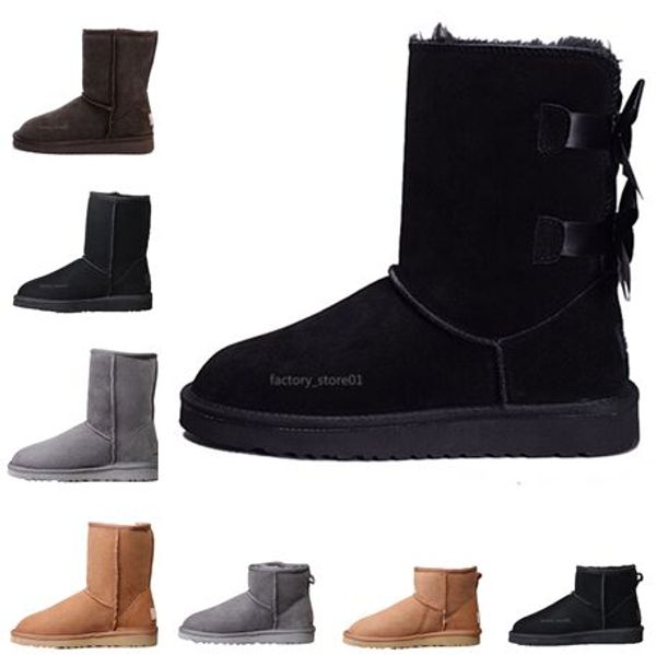 designer women winter snow boots fashion australia classic short bow boots ankle knee bow girl mini bailey boot 2019 size 35-41 ship, Black
designer women winter snow boots fashion australia classic short bow boots ankle knee bow girl mini bailey boot 2019 size 35-41 ship, Black