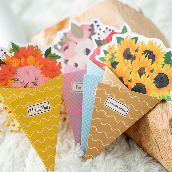 beautiful paper bouquet flower shaped greeting card handmade gift card mother's day wedding party favor gifts
beautiful paper bouquet flower shaped greeting card handmade gift card mother's day wedding party favor gifts