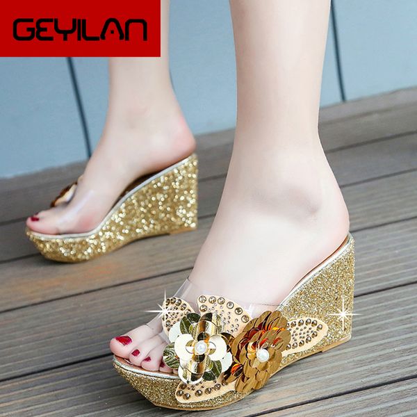 platform slippers wedge slides slippers women summer shoes beach sandals ladies shoes with heels pearl flower 2019 b138, Black
platform slippers wedge slides slippers women summer shoes beach sandals ladies shoes with heels pearl flower 2019 b138, Black