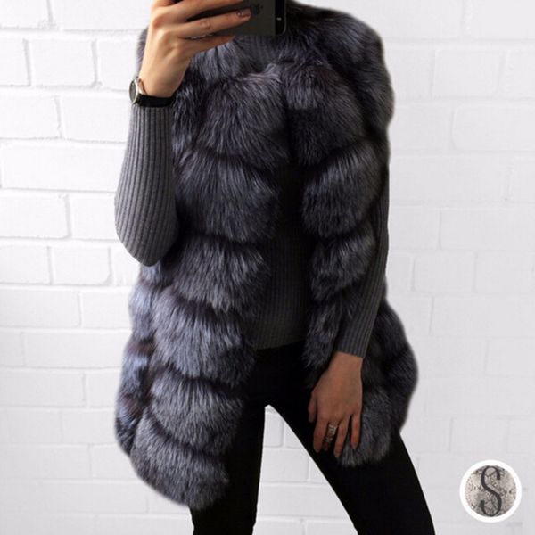 women real natural fur vest women fur coat 2019 new luxury female jacket warm thick long winter vest waistcoat, Black
women real natural fur vest women fur coat 2019 new luxury female jacket warm thick long winter vest waistcoat, Black