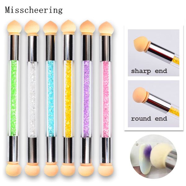 1pcs colorful nail rhinestones handle nail gradient brush pen 2 sides cute sponge glitter powder picking dotting manicure tools, Yellow
1pcs colorful nail rhinestones handle nail gradient brush pen 2 sides cute sponge glitter powder picking dotting manicure tools, Yellow