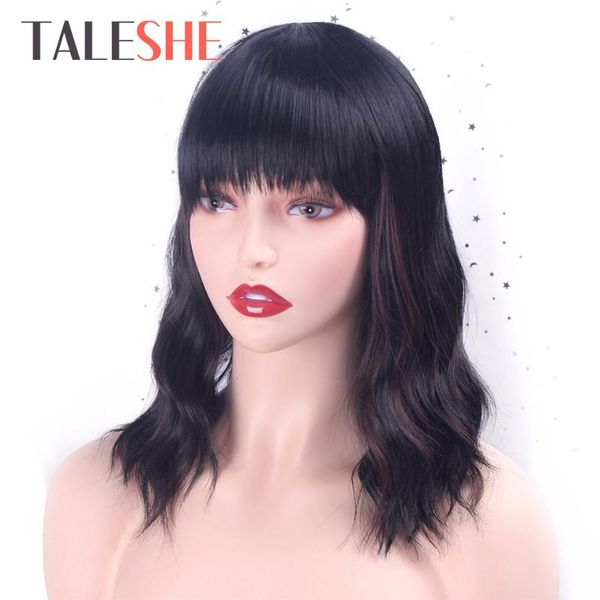 taleshe short wavy wig with bangs synthetic wigs for women natural brown mixed black hair bob wigs heat resistant fiber natural
taleshe short wavy wig with bangs synthetic wigs for women natural brown mixed black hair bob wigs heat resistant fiber natural