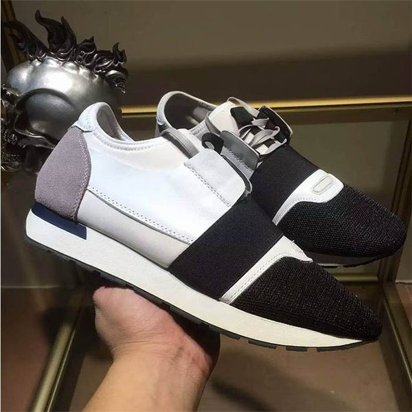 Cheap Fashion Designer Genuine Leather Mesh Casual Shoes Flat Men Sneaker Kanye West Race Runner Women Casual Shoes Size 36-46
Cheap Fashion Designer Genuine Leather Mesh Casual Shoes Flat Men Sneaker Kanye West Race Runner Women Casual Shoes Size 36-46
