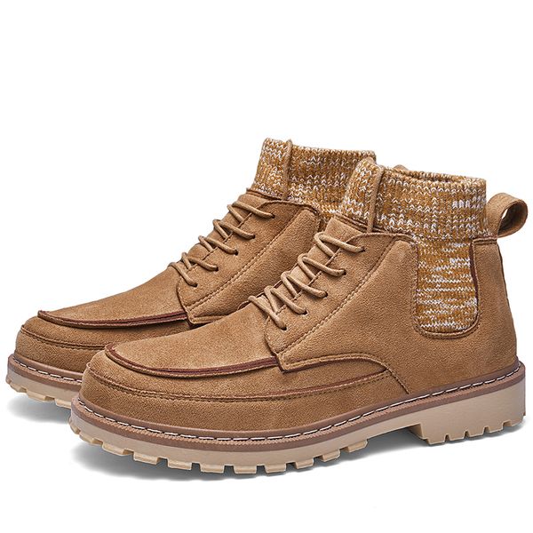 socks mouth winter men boots suede leather western ankle boots men waterproof winter work casual shoes sneakers %d851, Black
socks mouth winter men boots suede leather western ankle boots men waterproof winter work casual shoes sneakers %d851, Black