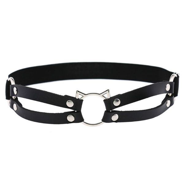 womens faux leather leg belt hollow out cat anti-slip thigh ring harness lx9e, Black;white
womens faux leather leg belt hollow out cat anti-slip thigh ring harness lx9e, Black;white