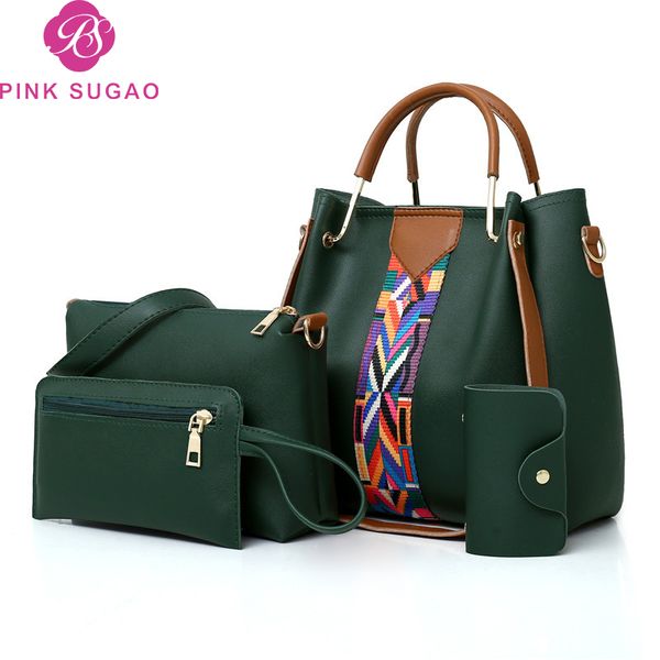 Pink sugao designer luxury handbags purses women tote bags large capacity shoulder handbags 2019 new fashion 4pcs/set handbags for lady
Pink sugao designer luxury handbags purses women tote bags large capacity shoulder handbags 2019 new fashion 4pcs/set handbags for lady