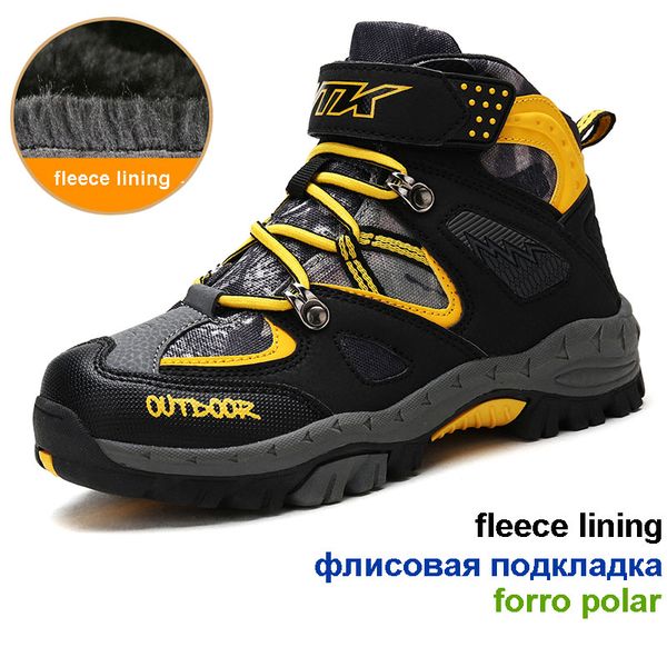 winter children mountain climbing cold-proof waterproof hiking snow boots hiking non-slip boots, Black;grey
winter children mountain climbing cold-proof waterproof hiking snow boots hiking non-slip boots, Black;grey