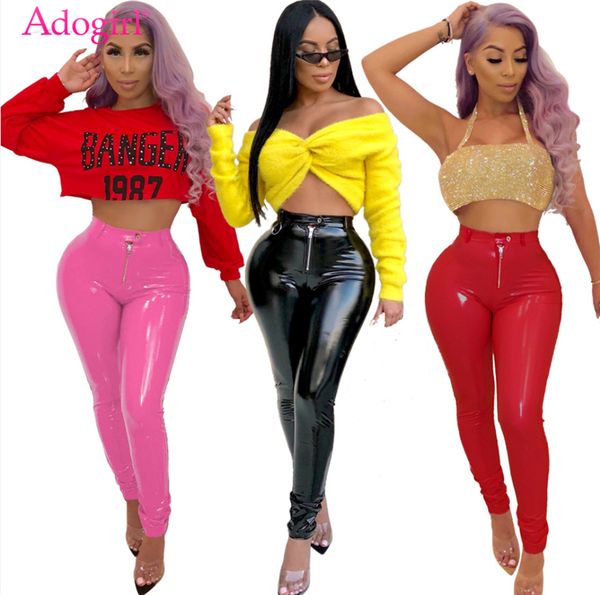 adogirl warm fleece thicken pu leather pants solid highly stretchy mid waist comfortable pencil pants women trousers gifts, Black;white
adogirl warm fleece thicken pu leather pants solid highly stretchy mid waist comfortable pencil pants women trousers gifts, Black;white