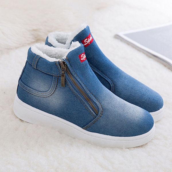 women boots 2019 winter platform boots ankle for women super warm zipper winter casual shoes botas mujer, Black
women boots 2019 winter platform boots ankle for women super warm zipper winter casual shoes botas mujer, Black