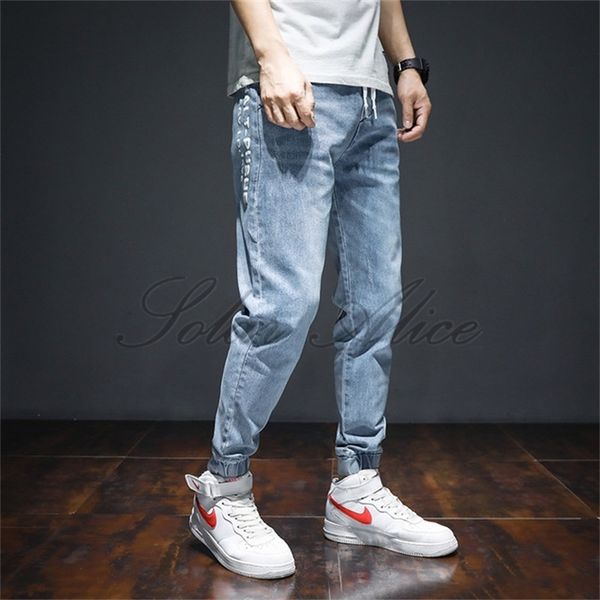 men's jeans 2021 loose thin section elastic ankle length harlan mid-waist tooling bunch plus size casual pants, Blue
men's jeans 2021 loose thin section elastic ankle length harlan mid-waist tooling bunch plus size casual pants, Blue
