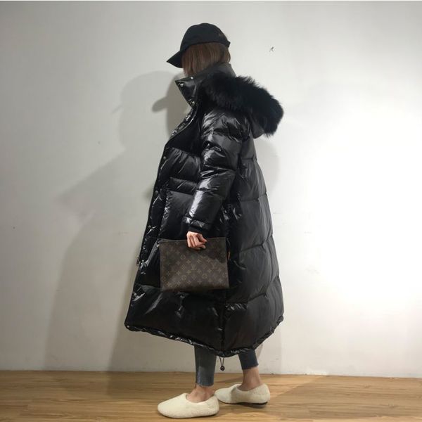 women's down & parkas black jacket women 2021 winter warm coat long fur collar hooded loose female outerwear an102
women's down & parkas black jacket women 2021 winter warm coat long fur collar hooded loose female outerwear an102