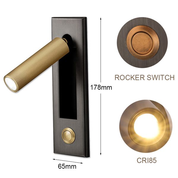 modern led wall lamp headboard wall light sconce cree chip reading light room bedside metal plated push switch lighting fixtures
modern led wall lamp headboard wall light sconce cree chip reading light room bedside metal plated push switch lighting fixtures