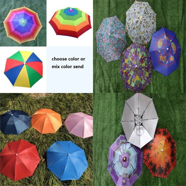 foldable sun umbrella hat children outdoor golf fishing camping shade beach headwear cap rain sun umbrella wearing head hats
foldable sun umbrella hat children outdoor golf fishing camping shade beach headwear cap rain sun umbrella wearing head hats