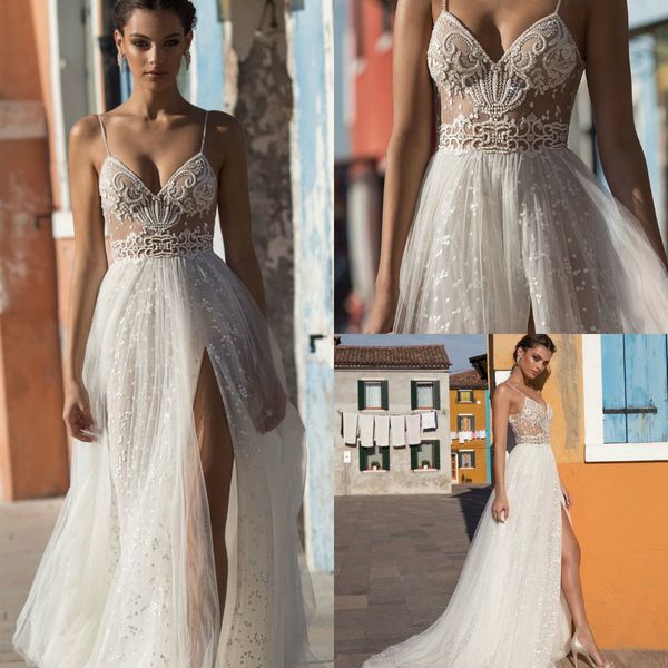 gali karten bohemian wedding dresses a line side split sweep train lace embroidery beach wedding dress custom made boho bridal gowns, White
gali karten bohemian wedding dresses a line side split sweep train lace embroidery beach wedding dress custom made boho bridal gowns, White