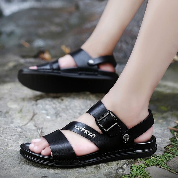 new arrival men leisure cow leather summer shoes flats beach sandals man flip flop sandalia masculina slippers zapatos hombre t200420, Black
new arrival men leisure cow leather summer shoes flats beach sandals man flip flop sandalia masculina slippers zapatos hombre t200420, Black