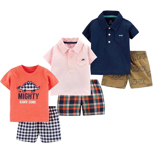 cartoon dinosaur short sleeve tshirt +romper+shorts clothes set for baby boy outfit newborn set 2019 new born summer suit, White
cartoon dinosaur short sleeve tshirt +romper+shorts clothes set for baby boy outfit newborn set 2019 new born summer suit, White