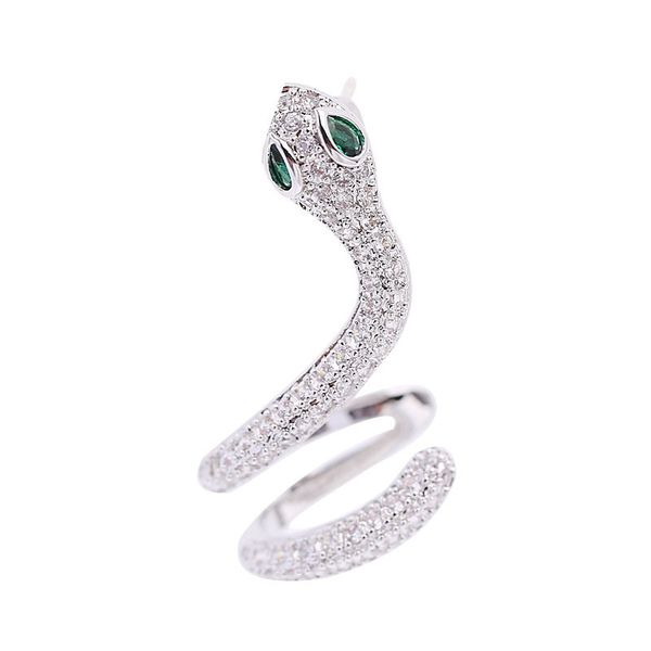 fashion personality snake ear clip gold snake men and women inlaid zircon earrings big brand earring jewelry, Silver
fashion personality snake ear clip gold snake men and women inlaid zircon earrings big brand earring jewelry, Silver