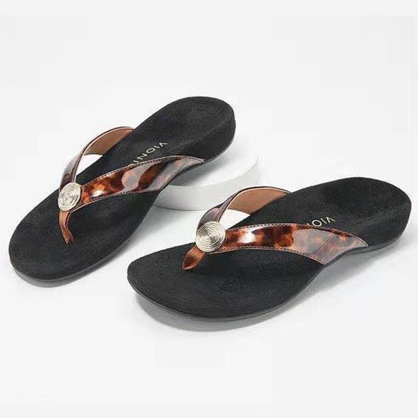 rimocy 2020 new leopard print flip flops woman casual clip-toe beach slippers women plus size 43 comfy flat heel zapatos mujer, Black
rimocy 2020 new leopard print flip flops woman casual clip-toe beach slippers women plus size 43 comfy flat heel zapatos mujer, Black