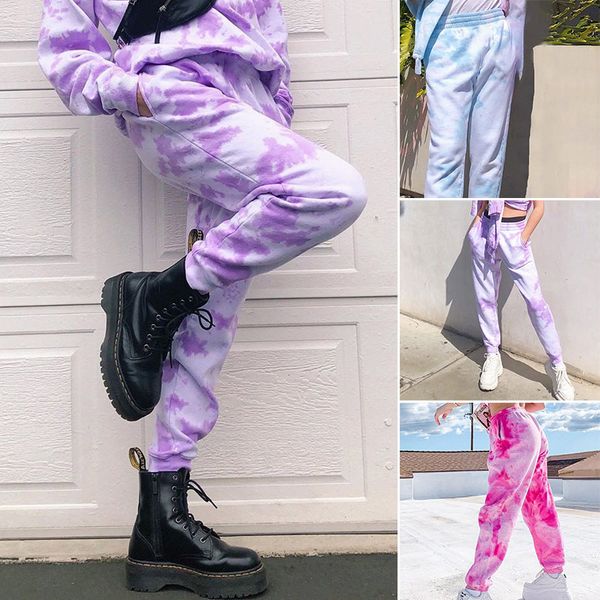 2020 women tie dye jogger pants high waist long pants girls sport elastic waist long baggy sweatpants trousers, Black;white
2020 women tie dye jogger pants high waist long pants girls sport elastic waist long baggy sweatpants trousers, Black;white