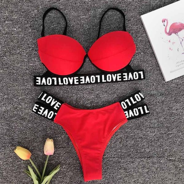 bikini 2019 sports swimwear women push up bikini set letter bathing suit bandage bathing suit beach wear bathers
bikini 2019 sports swimwear women push up bikini set letter bathing suit bandage bathing suit beach wear bathers