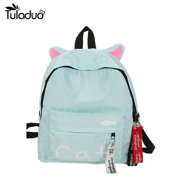 2019 new nylon backpacks women travel space cat backbags rucksack for girls teenagers
2019 new nylon backpacks women travel space cat backbags rucksack for girls teenagers