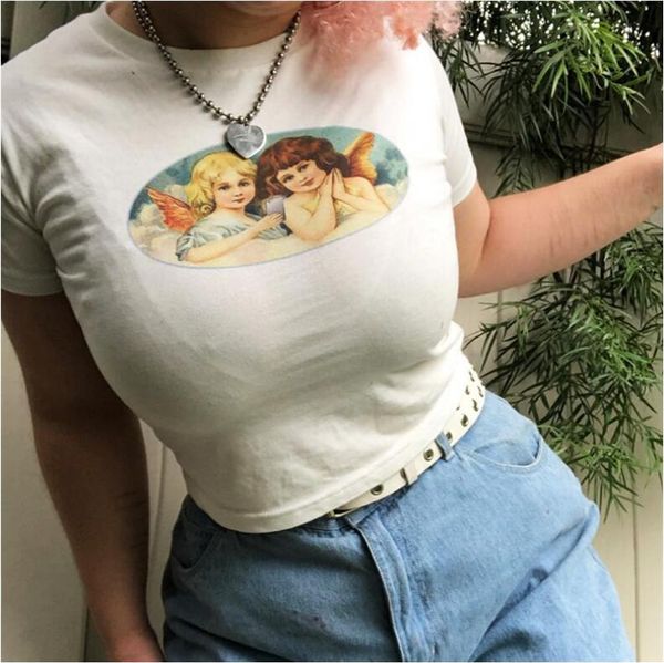 casual angel print tee shirt women short sleeve basic white woman tshirt harajuku ladies t shirt cotton summer
casual angel print tee shirt women short sleeve basic white woman tshirt harajuku ladies t shirt cotton summer