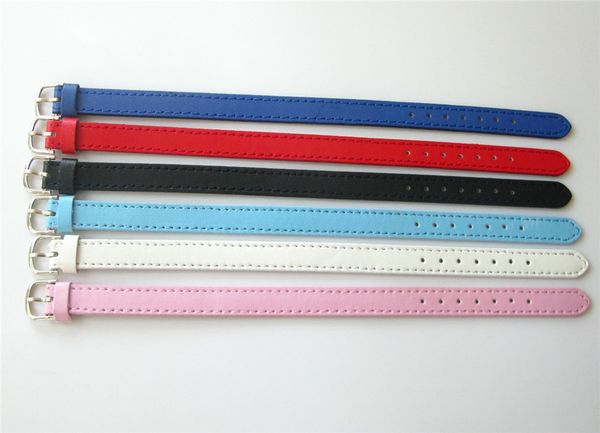 100pcs 10mm mixed color pu leather and real leather wristband 21cm length /10mm wide fit 10mm slide letter charms, Black
100pcs 10mm mixed color pu leather and real leather wristband 21cm length /10mm wide fit 10mm slide letter charms, Black