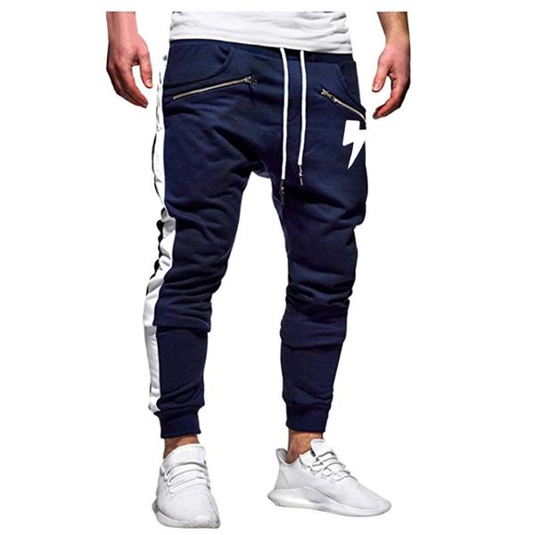 men splicing sign printed overalls casual pocket flexible sport work casual trouser pants drawstring men spring pants, Black
men splicing sign printed overalls casual pocket flexible sport work casual trouser pants drawstring men spring pants, Black