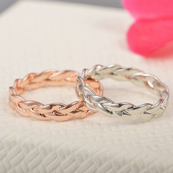 rose gold color silver rings for women twist classical ring open vintage simple jewelry engagement ring for woman girls
rose gold color silver rings for women twist classical ring open vintage simple jewelry engagement ring for woman girls