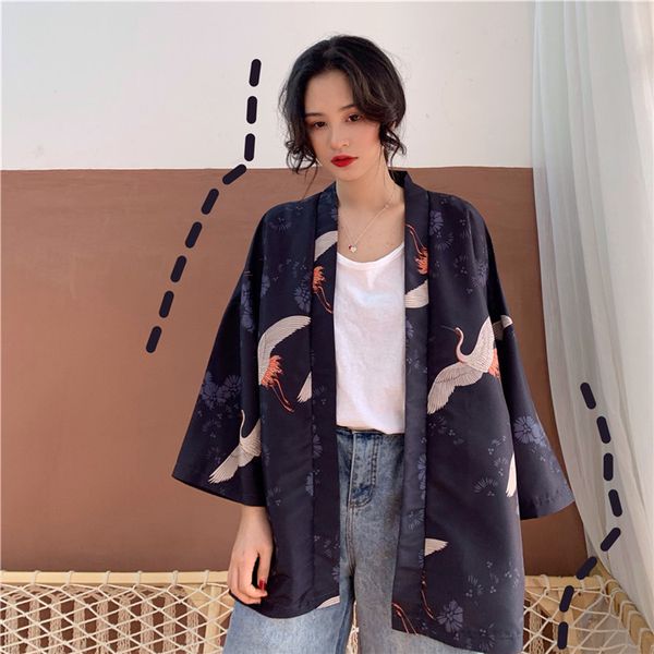 japanese original kimono coat female cardigan huai yamato-e way tunic, Black;brown
japanese original kimono coat female cardigan huai yamato-e way tunic, Black;brown