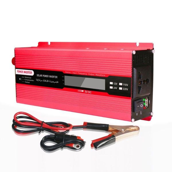 2000w inverter car power inverter 12v-220v usb led display converter auto charger solar adapter
2000w inverter car power inverter 12v-220v usb led display converter auto charger solar adapter