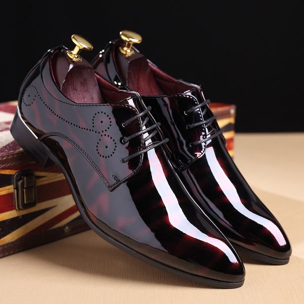 plus size 48 pionted toe patent leather shoes red black dress wedding shoes 2018 new spring men's flats oxfords for suits party
plus size 48 pionted toe patent leather shoes red black dress wedding shoes 2018 new spring men's flats oxfords for suits party