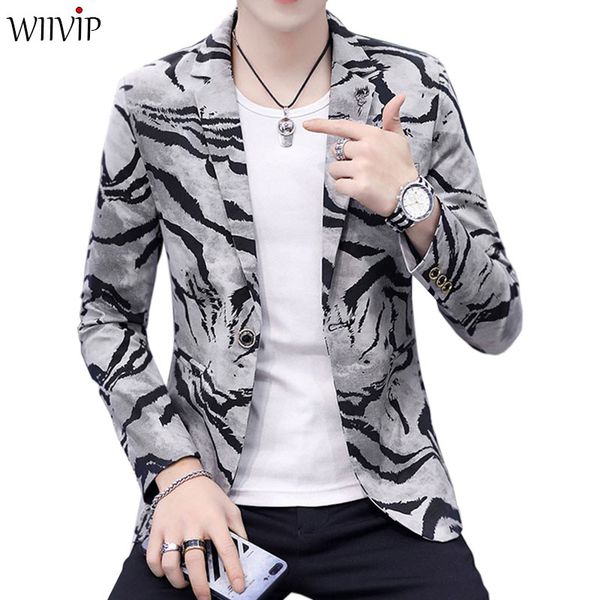 new man cotton print camouflage handsome nice fashion full sleeve notched blazer coat party casual slim blazer outerwear 1121, White;black
new man cotton print camouflage handsome nice fashion full sleeve notched blazer coat party casual slim blazer outerwear 1121, White;black