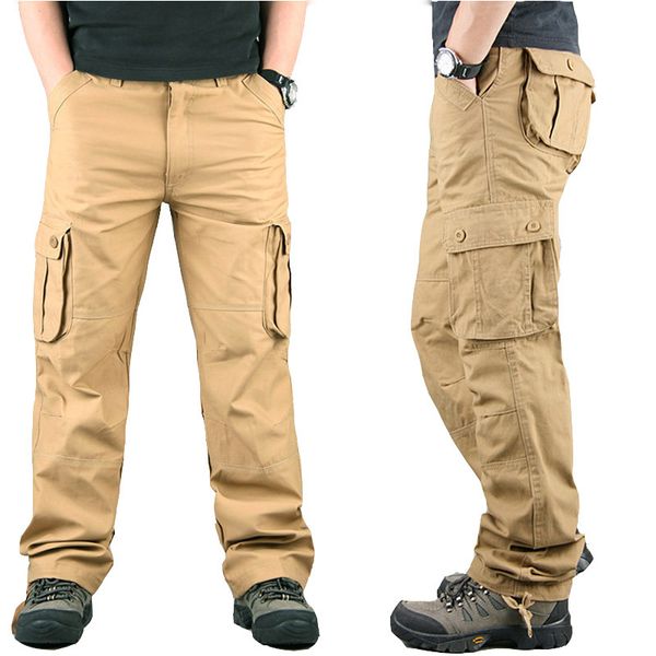 2019 men's cargo pants casual multi pockets large size 44 tactical pants men outwear army straight slacks long trousers, Black
2019 men's cargo pants casual multi pockets large size 44 tactical pants men outwear army straight slacks long trousers, Black