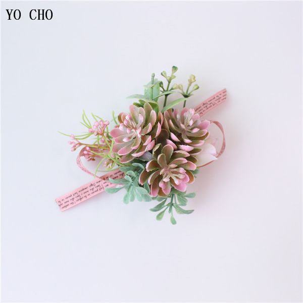 dropshipping pink fake succulent wrist flower artificial plant decor corsage pink corsage bracelet for holiday party prom
dropshipping pink fake succulent wrist flower artificial plant decor corsage pink corsage bracelet for holiday party prom